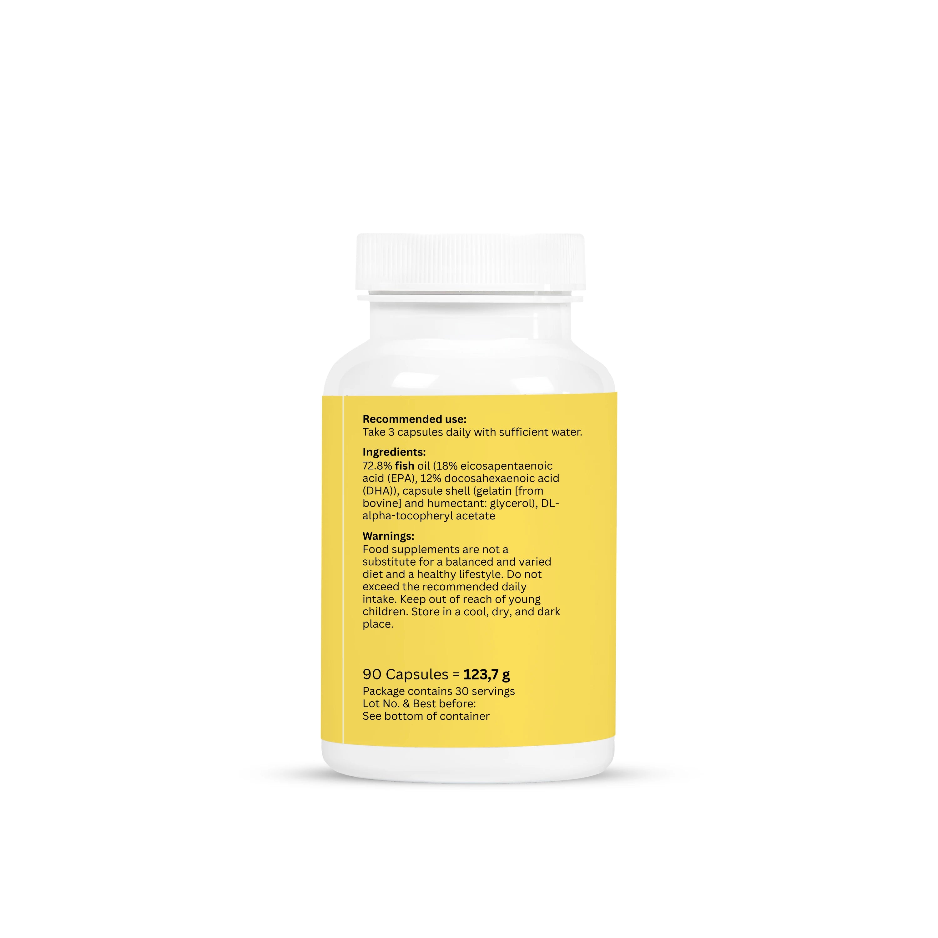 Omega-3 + Witamina E – 90 kapsułek