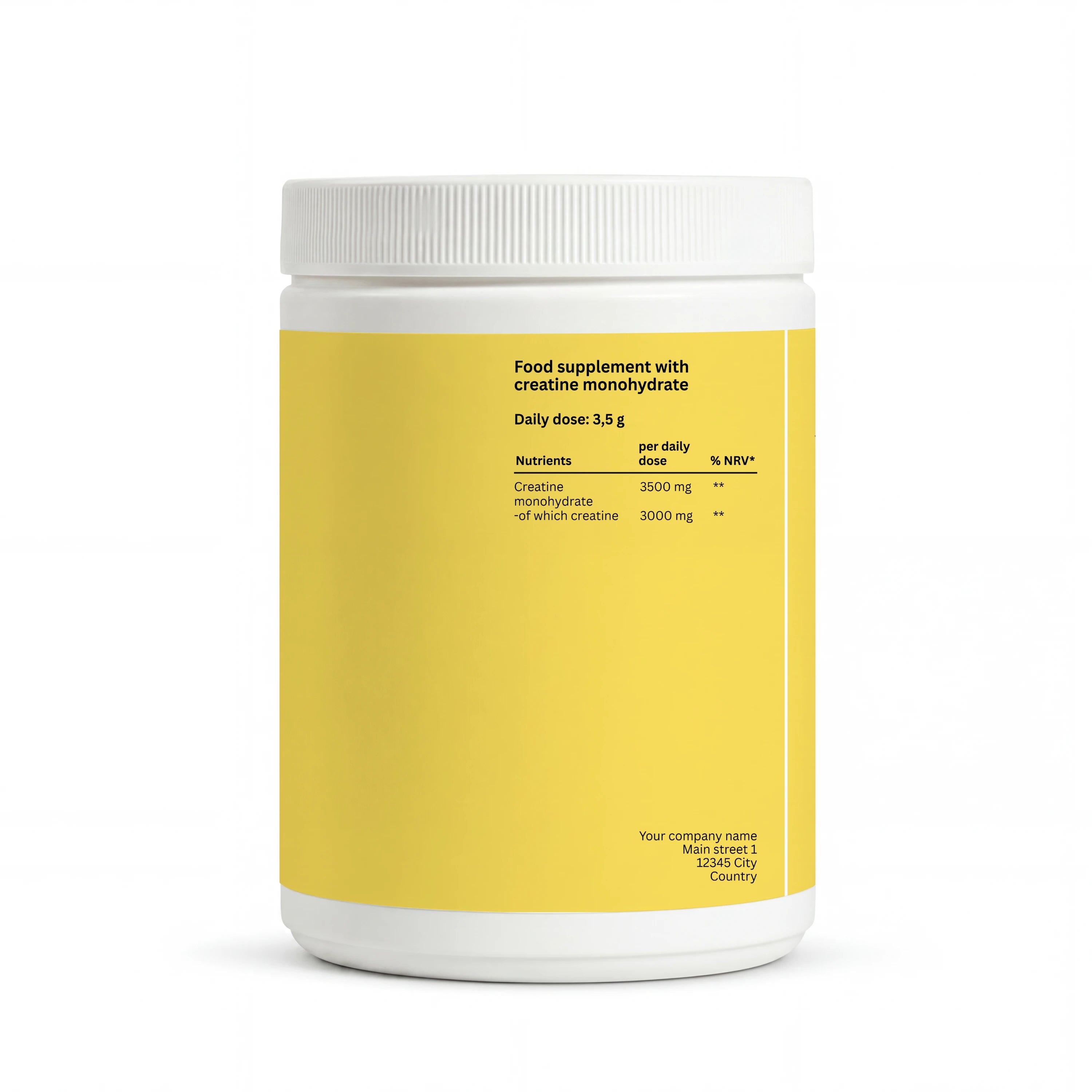 Monohydrat kreatyny – 500 g