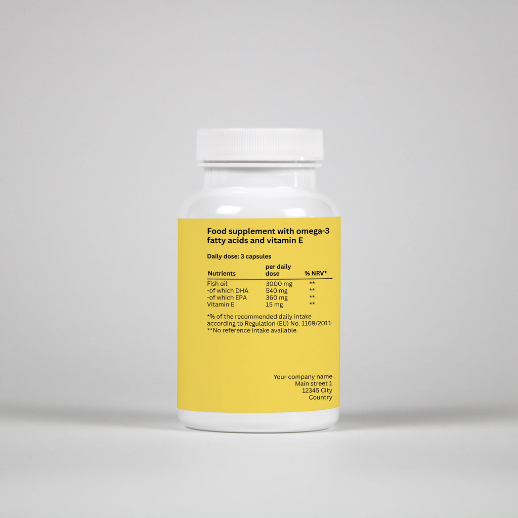 Omega-3 + Witamina E – 90 kapsułek